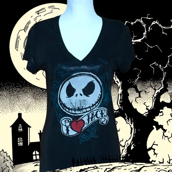 Disney The nightmare Before Christmas Jack T-Shirt - Picture 1 of 10